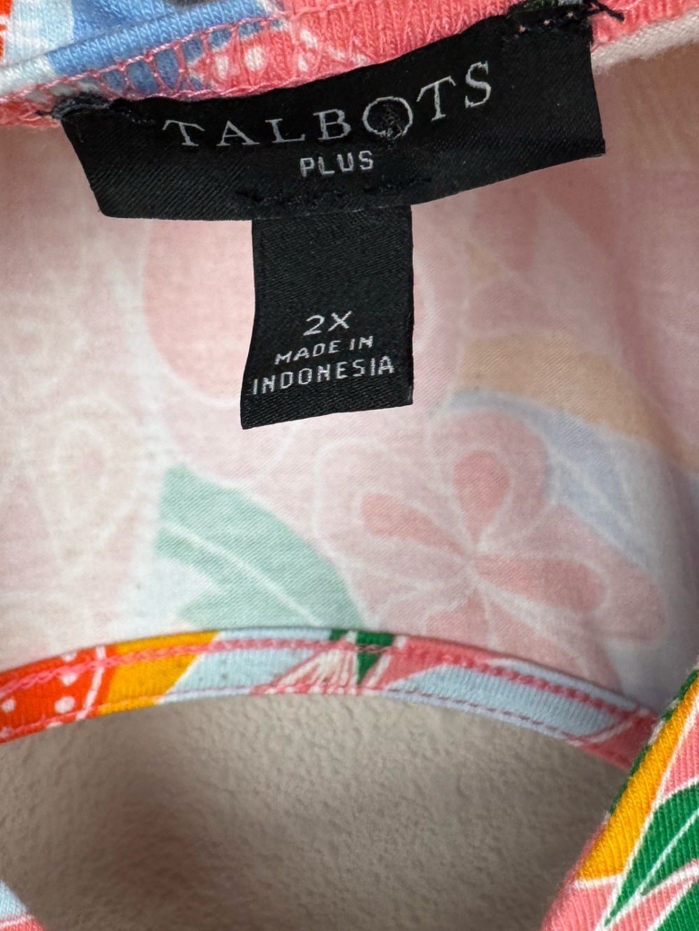 Talbots Womens Jersey Knit Sleeveless Maxi Dress Marvelous Floral Size 2X - Picture 5 of 6